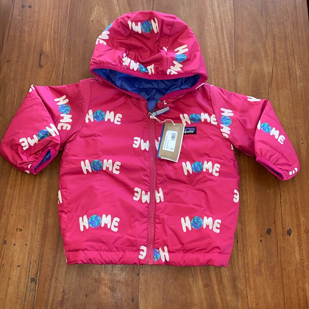 Reversible down sweater hoody